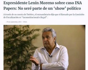 Agenda Abierta 01-10: Lenin Moreno citado ante Comisión de Fiscalización ecuatoriana