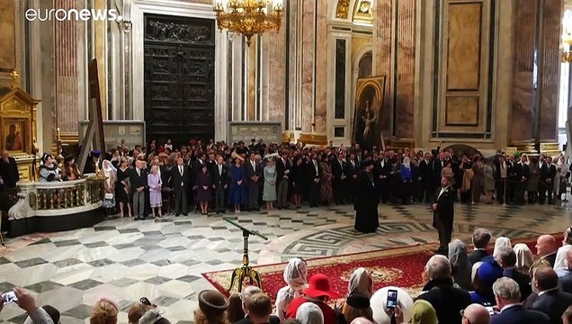 Mariage à Saint-Pétersbourg d'un héritier de la dynastie des Romanov, les derniers tsars de Russie