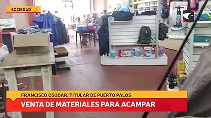 Venta de materiales para acampar