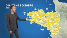 Bulletin météo pour le dimanche 3 octobre
