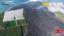 В кратере вулкана на острове Пальма открылась третья трещина