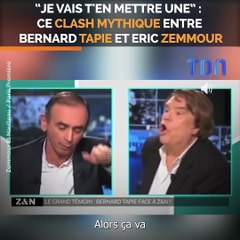 Tapie VS Zemmour : vous souvenez vous de ce clash mythique ?