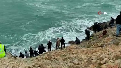 Son dakika: Denize düşen 4 kişiden 1'inin hayatını kaybettiği noktada balıkçı yoğunluğu