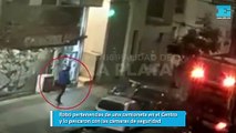 Robó pertenencias de una camioneta en el Centro y lo pescaron con las cámaras de seguridad