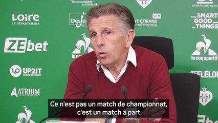 9e j. - Puel : "Un match à part"
