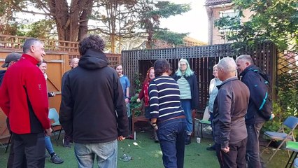 Environmentalists walking from Portsmouth to Glasgow