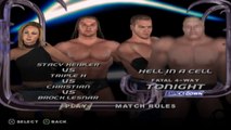 WWE SmackDown! vs. Raw Stacy Keibler vs Triple H vs Christian vs Brock Lesnar