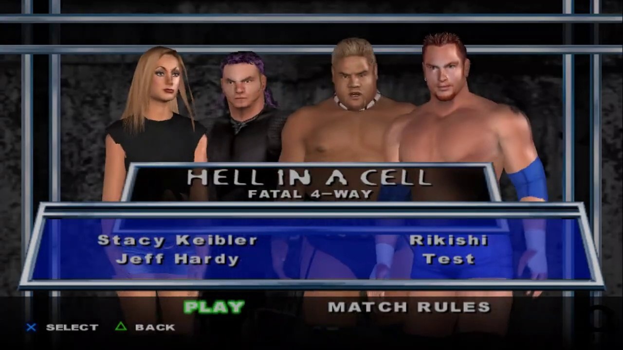 Here Comes the Pain Stacy Keibler vs Jeff Hardy vs Rikishi vs Test