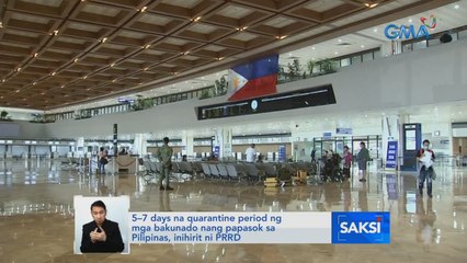 Negative COVID test, 'di na required sa pagpasok sa Cebu province | Saksi