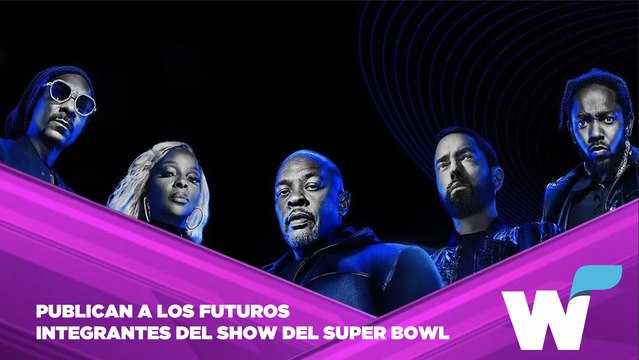 EL SHOW DE MEDIO TIEMPO DEL SUPER BOWL CONTARÁ CON LA PARTICIPACIÓN DE DR. DRE, KENDRICK LAMAR, EMINEM, MARY J. BLIGE Y SNOOP DOGG