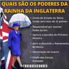 Quais são os poderes da Rainha da Inglaterra?