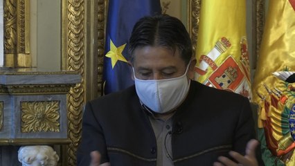 Choquehuanca descarta candidatura presidencial: "quiero ir a la Isla del Sol"