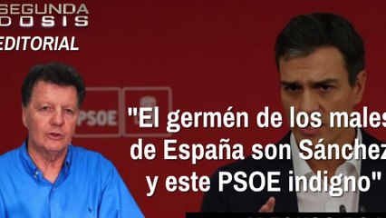 Alfonso Rojo: "El germen de los males de España son Sánchez y este PSOE indigno"