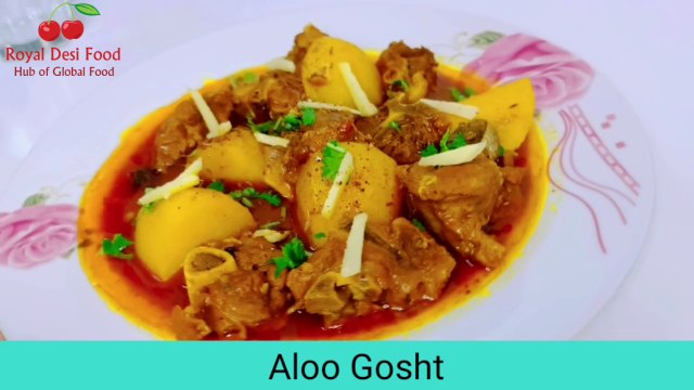 Aloo Gosht recipe pakistani | Aloo Gosht ki recipe by royal desi food | Aloo Gosht banane ka tarika | Meat with Potato Curry | Degi Aloo Gosht Recipe|