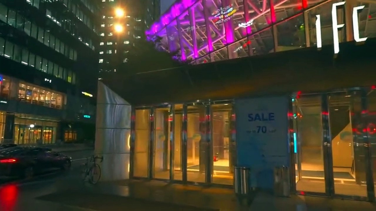 Seoul Evening Walk Fall Into The Purple Sunset South Korea 4K HDR