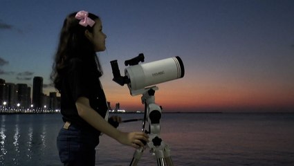 8-year-old Brazilian girl called the "world's youngest astronomer"