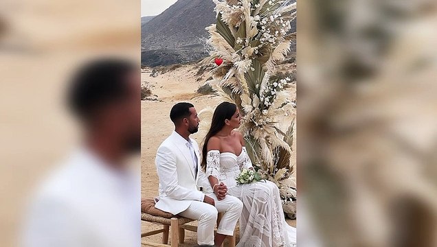 Anabel Pantoja y Omar Sánchez celebran una emocionante boda en La Graciosa