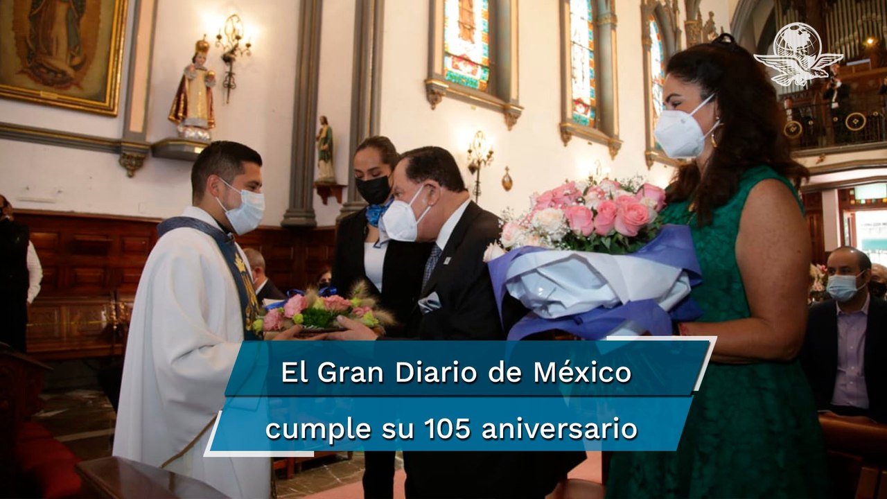 EL UNIVERSAL conmemora con homilía 105 aniversario