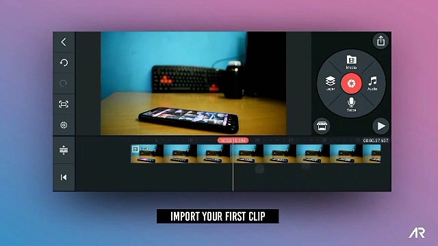 cara buat tampilan hologram di hp dengan kinemaster