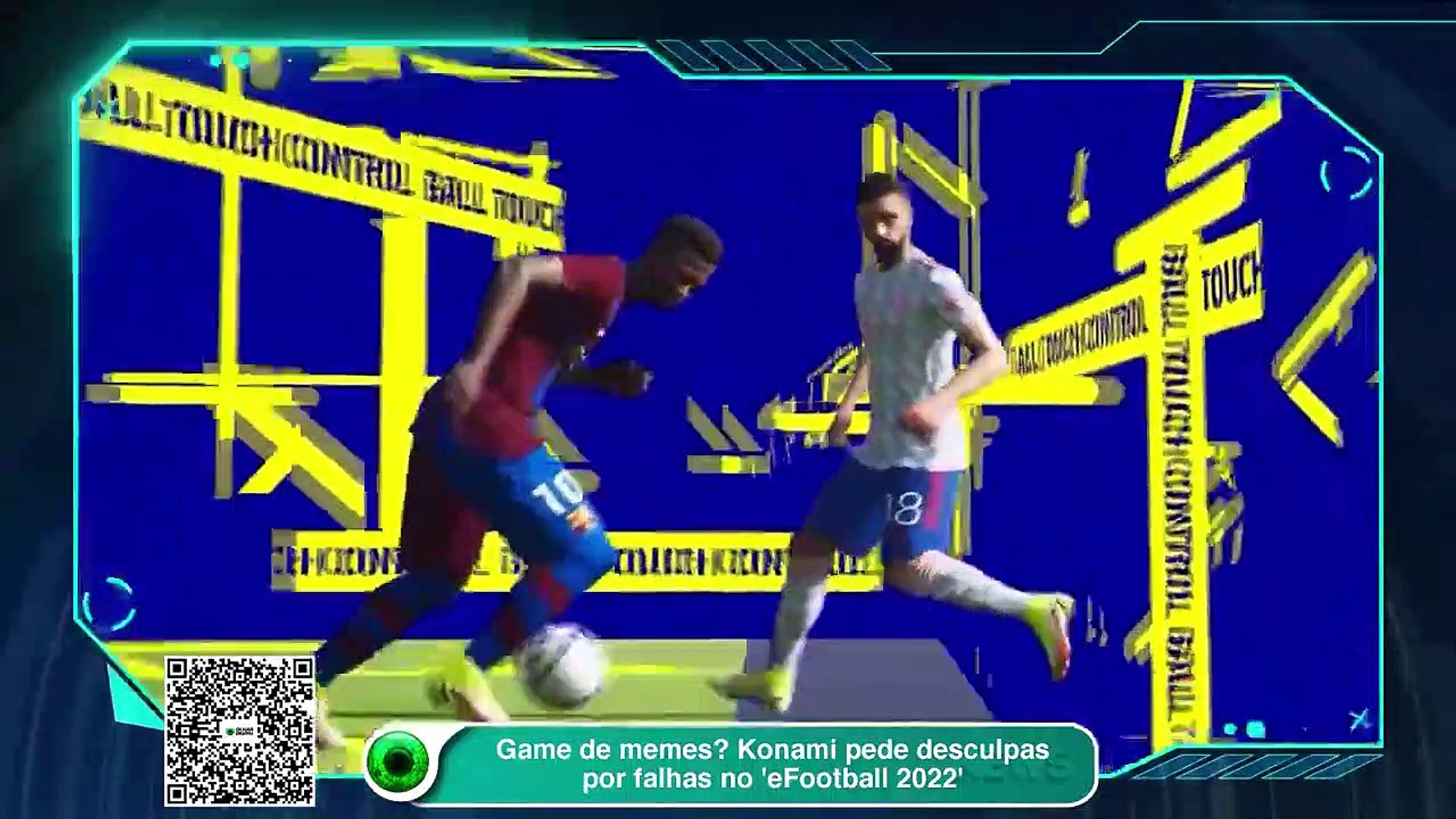 ⁣Game de memes: Konami pede desculpas por falhas no 'eFootball 2022'