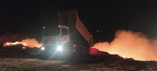 Son dakika haberleri... Ankara'da çöplükte patlama sonrası yangın