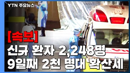 [속보] 신규 환자 2,248명...9일째 2천 명대 확산세 계속 / YTN