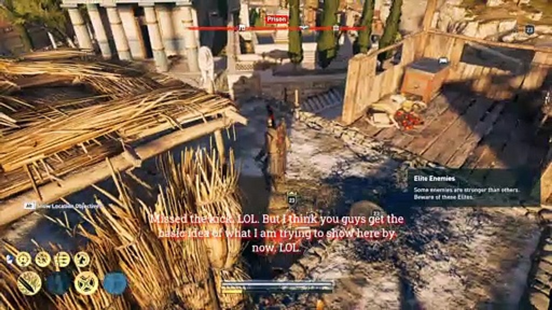 ⁣Cheesing through a fight