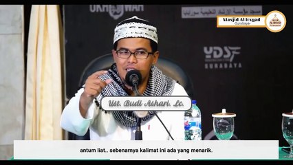 Jangan Ikut-Ikutan Trend Kebaikan. Kenapa Ust. Budi Ashari. Lc.