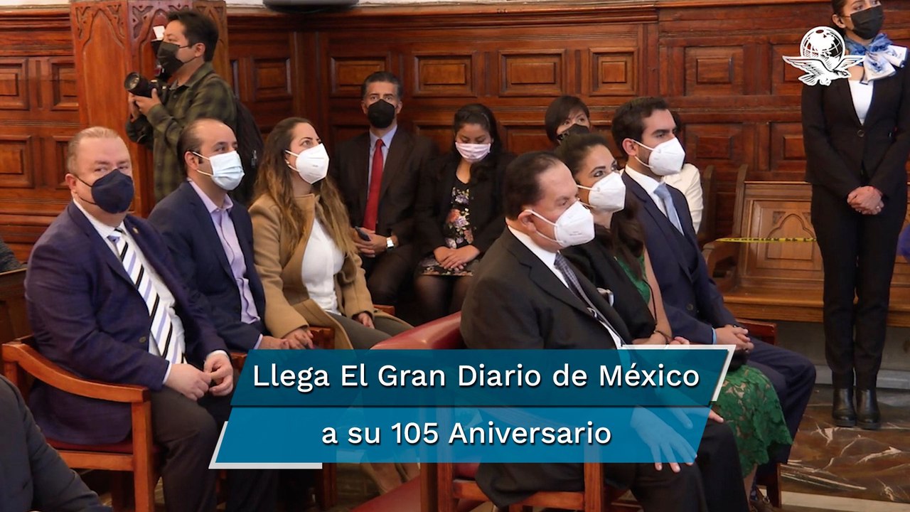 Destacan trayectoria centenaria de EL UNIVERSAL
