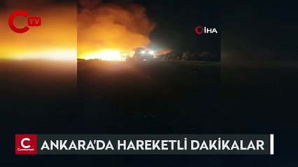 Ankara'da çöplükte patlama