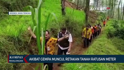 Waspada! Usai Gempa, Warga Sirampog Brebes Terancam Longsor