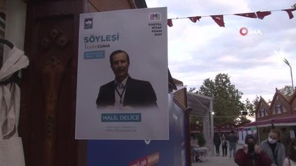 Kartal Kitap Fuarı gazeteci yazar Halil Delice'yi ağırladı