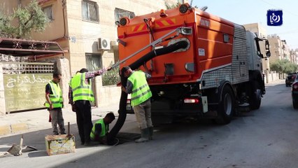 تصريف مياه الأمطار .. مشكلة مزمنة في الزرقاء