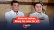 Rappler Recap: Duterte retires, Bong Go runs for VP