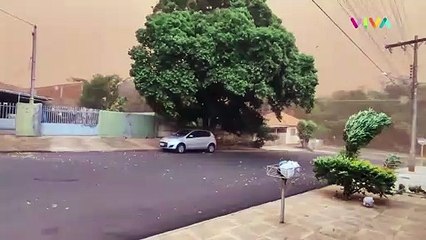 Badai Pasir Mengerikan Hantam Kota-Kota di Brasil!
