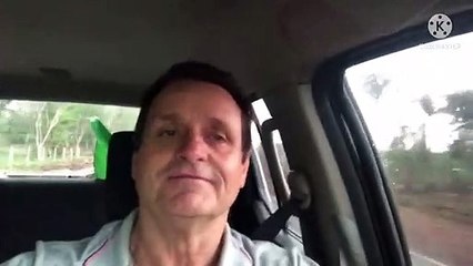 Alegria do Ildefonso com a chegada das chuvas em Dr. Camargo, norte do Paraná