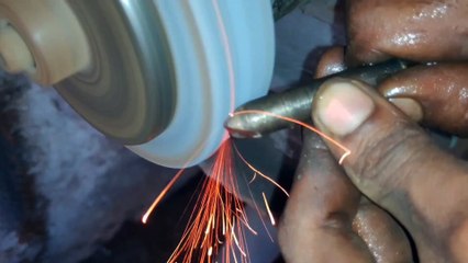 Use broken drile to lathe cutting tool,cretive ideas.