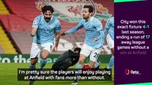 Guardiola plays down Anfield intimidation factor