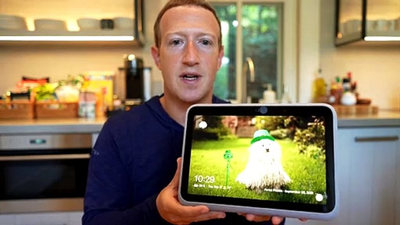 Mark Zuckerberg Introduce The New Portal Go and Portal+ Video Calling Device