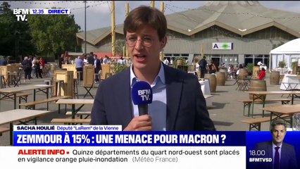 Pour le député LaREM Sacha Houlié, "Éric Zemmour est une créature médiatique qui ne connaît pas la France"