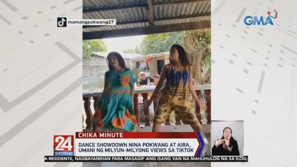 Dance showdown nina Pokwang at Aira, umani ng milyun-milyong views sa TikTok | 24 Oras Weekend