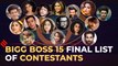 Bigg Boss 15 Contestants Final List | All Contestants Of Bigg Boss 15 | BB15 Final List