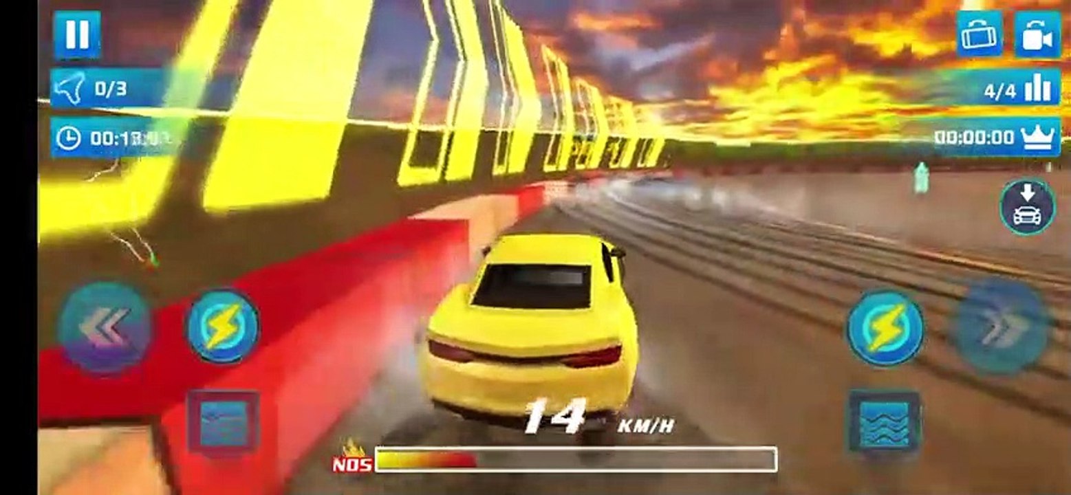 Airborne Real Car Racing  Free Games 2021  Android Gameplay