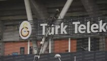 Galatasaray Türk Telekom Stadyumu tarihe karışıyor! Yazı kaldırıldı