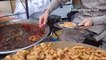 Street Food Famous Pakistani Samosa Chaat  Street food of Pakistan - National Foodies