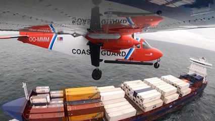 Vor Belgiens Küste - fliegender "Schnüffler" entlarvt Stinkeschiffe