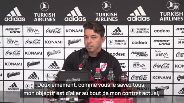 River Plate - Gallardo répond à la rumeur Barcelone
