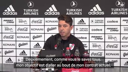 River Plate - Gallardo répond à la rumeur Barcelone