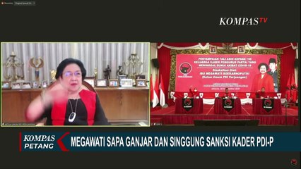 Megawati Sapa Ganjar Pranowo dan Singgung Sanksi Kader PDIP