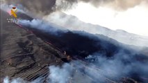 Nuevas imágenes de la erupción volcánica de La Palma